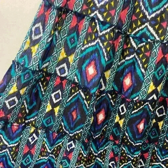 Kim Rogers colorful drawstring maxi skirt - Picture 3 of 5